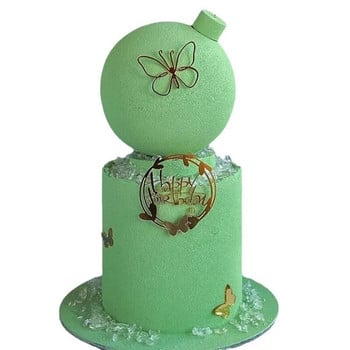 Ins Gold Happy Birthday Cake Toppers Birthday Girl Acrylic Kids Birthday Party Cake Topper Baby Shower δώρο Επιδόρπιο Διακόσμηση