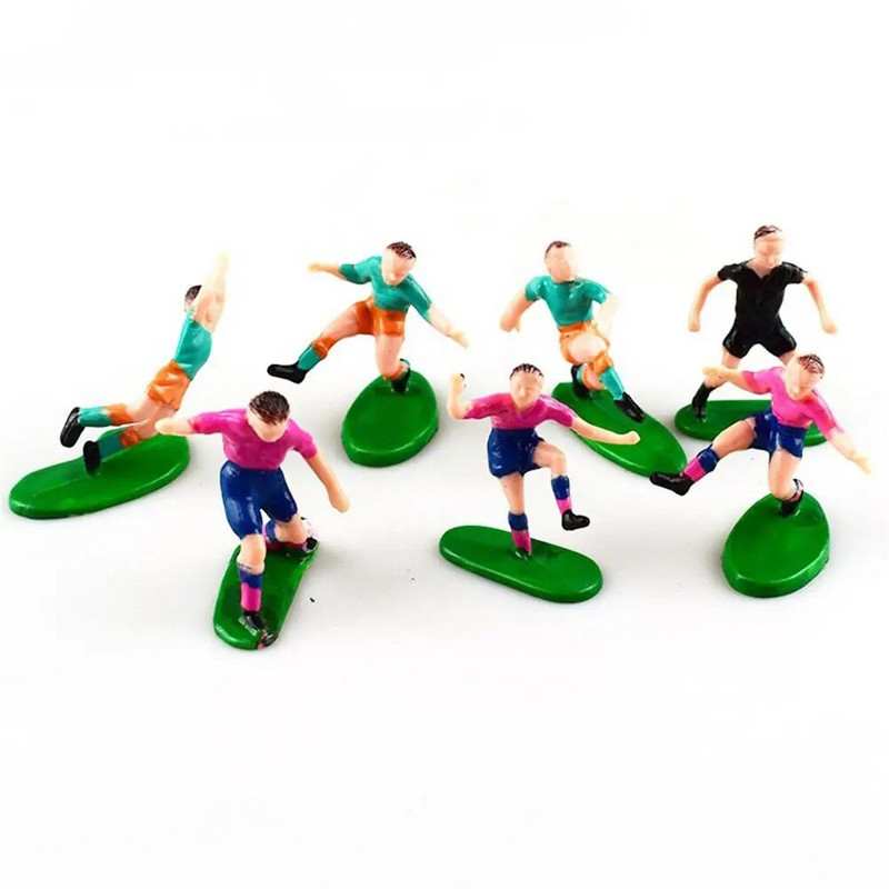 9 figuurist koosnev komplekt sünnipäevatortide ja kookide jaoks mõeldud jalgpallitordipead. Ise isetegemise koogikatted Naljakad koogikaunistustarbed