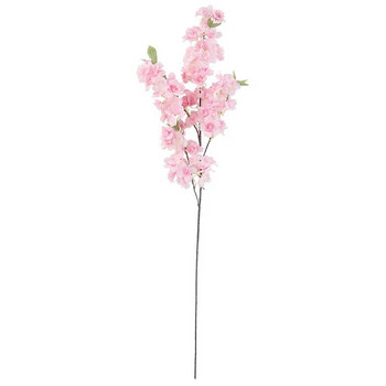 80CM имитация на черешов цвят Изкуствено цвете Копринен плат Дълъг клон Цвете Сватба Декорация на домашен офис Аранжировка с цветя