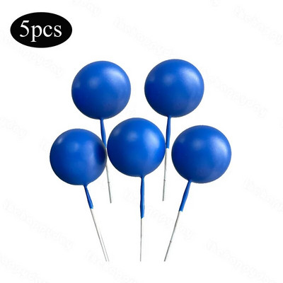 5 vnt. Auksiniai sidabriniai rutuliukai, pagaminti pasidaryk pats, gimtadienio tortų puošmenos Kekselių tortų apmušalai, skirti kūdikių vakarui Vestuvių tortų rutuliukai