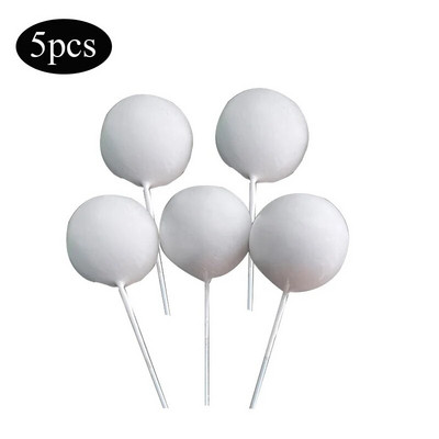 5 vnt. Auksiniai sidabriniai rutuliukai, pagaminti pasidaryk pats, gimtadienio tortų puošmenos Kekselių tortų apmušalai, skirti kūdikių vakarui Vestuvių tortų rutuliukai