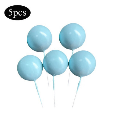 5 vnt. Auksiniai sidabriniai rutuliukai, pagaminti pasidaryk pats, gimtadienio tortų puošmenos Kekselių tortų apmušalai, skirti kūdikių vakarui Vestuvių tortų rutuliukai