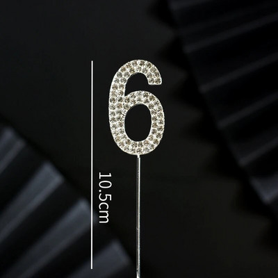 Csillogó strasszos szám tortafestékek arany ezüst 0-9 digitális születésnapi tortadísz esküvői party dekoráció baba zuhany