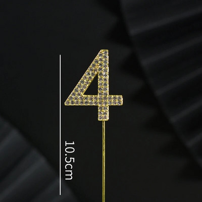 Csillogó strasszos szám tortafestékek arany ezüst 0-9 digitális születésnapi tortadísz esküvői party dekoráció baba zuhany