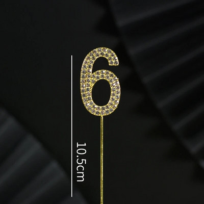 Csillogó strasszos szám tortafestékek arany ezüst 0-9 digitális születésnapi tortadísz esküvői party dekoráció baba zuhany