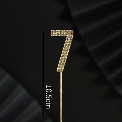 Csillogó strasszos szám tortafestékek arany ezüst 0-9 digitális születésnapi tortadísz esküvői party dekoráció baba zuhany