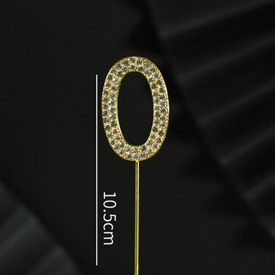 Csillogó strasszos szám tortafestékek arany ezüst 0-9 digitális születésnapi tortadísz esküvői party dekoráció baba zuhany