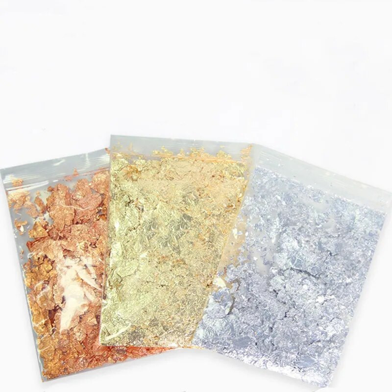 1 vnt Maisto klasės tikro aukso lapų Schabin dribsniai 2 g 24K auksiniai dekoratyviniai indai Chef Art tortų dekoravimo įrankiai