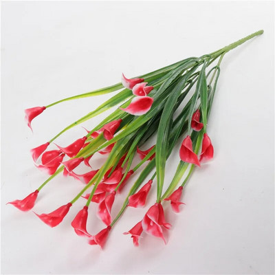 1 pachet 32 cm DIY Calla PE Calla artificială pentru aranjament petrecere de nuntă Decoratioan flori de simulare lucrate manual