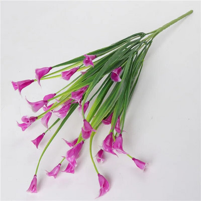 1 pachet 32 cm DIY Calla PE Calla artificială pentru aranjament petrecere de nuntă Decoratioan flori de simulare lucrate manual