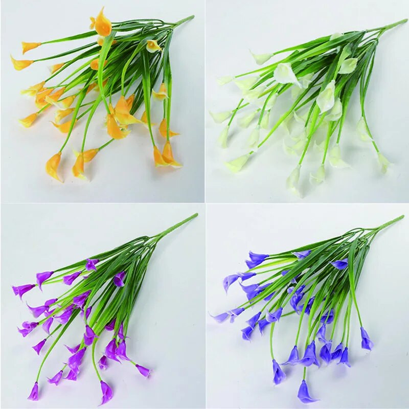 1 pachet 32 cm DIY Calla PE Calla artificială pentru aranjament petrecere de nuntă Decoratioan flori de simulare lucrate manual
