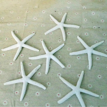 Изкуствена морска звезда 10 см реалистичен орнамент за изкуствена морска звезда Опростен външен вид Лека фалшива морска звезда за празник