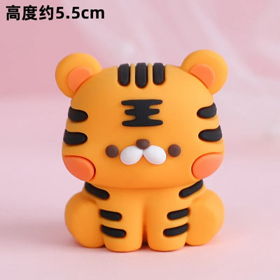 Nou animal din pădure, girafă, leu, elefant, desene animate, pentru tort, pentru copii, 1-a aniversare, decorațiuni pentru cupcake, cadouri drăguțe tematice junglă