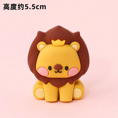 Nou animal din pădure, girafă, leu, elefant, desene animate, pentru tort, pentru copii, 1-a aniversare, decorațiuni pentru cupcake, cadouri drăguțe tematice junglă