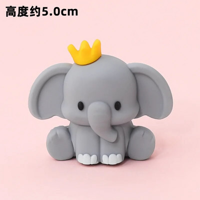 Nou animal din pădure, girafă, leu, elefant, desene animate, pentru tort, pentru copii, 1-a aniversare, decorațiuni pentru cupcake, cadouri drăguțe tematice junglă