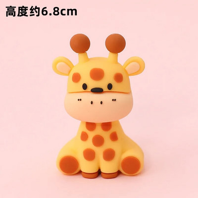 Nou animal din pădure, girafă, leu, elefant, desene animate, pentru tort, pentru copii, 1-a aniversare, decorațiuni pentru cupcake, cadouri drăguțe tematice junglă