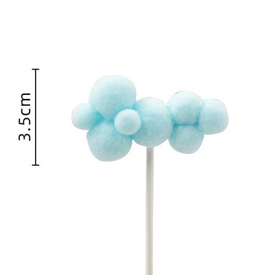 Dekorácia na tortu Farebné teplovzdušné balóny Hlinené balóny Všetko najlepšie k narodeninám Ozdoba na tortu Oblaky Detské 1-ročné dievčatká Narodeninové darčeky Dekorácia