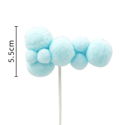 Dekorácia na tortu Farebné teplovzdušné balóny Hlinené balóny Všetko najlepšie k narodeninám Ozdoba na tortu Oblaky Detské 1-ročné dievčatká Narodeninové darčeky Dekorácia