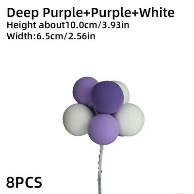 Dekorácia na tortu Farebné teplovzdušné balóny Hlinené balóny Všetko najlepšie k narodeninám Ozdoba na tortu Oblaky Detské 1-ročné dievčatká Narodeninové darčeky Dekorácia