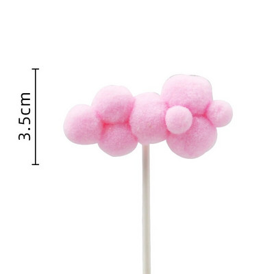 Dekorácia na tortu Farebné teplovzdušné balóny Hlinené balóny Všetko najlepšie k narodeninám Ozdoba na tortu Oblaky Detské 1-ročné dievčatká Narodeninové darčeky Dekorácia