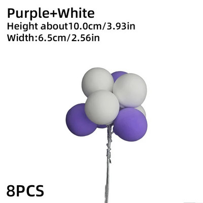 Dekorácia na tortu Farebné teplovzdušné balóny Hlinené balóny Všetko najlepšie k narodeninám Ozdoba na tortu Oblaky Detské 1-ročné dievčatká Narodeninové darčeky Dekorácia