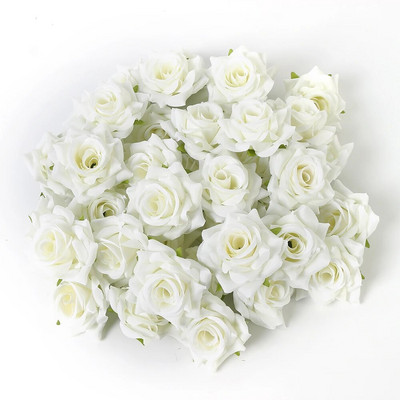 10gab 6cm rozes mākslīgie ziedi viltus ziedi galviņas mājas dekorēšanai laulības kāzu dekorācijas amatniecības vītnes dāvanas aksesuāri