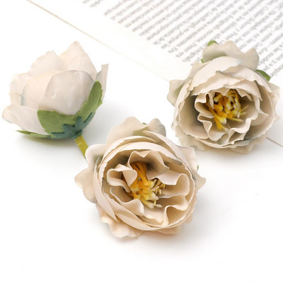 10/30 τεμ. 4 εκ. Τριαντάφυλλο Μπουμπούκι Τεχνητά Λουλούδια Κεφάλια Διακόσμηση Γάμου Διακόσμηση σπιτιού Στεφάνι Scrapbooking Χειροτεχνία Ψεύτικα λουλούδια Αξεσουάρ