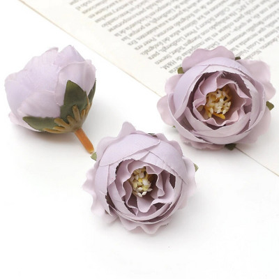 10/30 τεμ. 4 εκ. Τριαντάφυλλο Μπουμπούκι Τεχνητά Λουλούδια Κεφάλια Διακόσμηση Γάμου Διακόσμηση σπιτιού Στεφάνι Scrapbooking Χειροτεχνία Ψεύτικα λουλούδια Αξεσουάρ