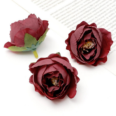 10/30 τεμ. 4 εκ. Τριαντάφυλλο Μπουμπούκι Τεχνητά Λουλούδια Κεφάλια Διακόσμηση Γάμου Διακόσμηση σπιτιού Στεφάνι Scrapbooking Χειροτεχνία Ψεύτικα λουλούδια Αξεσουάρ