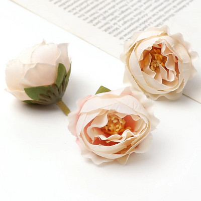 10/30 τεμ. 4 εκ. Τριαντάφυλλο Μπουμπούκι Τεχνητά Λουλούδια Κεφάλια Διακόσμηση Γάμου Διακόσμηση σπιτιού Στεφάνι Scrapbooking Χειροτεχνία Ψεύτικα λουλούδια Αξεσουάρ