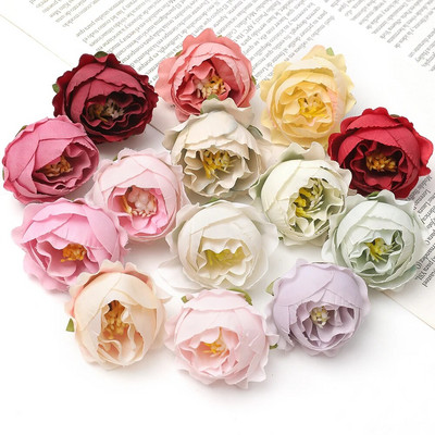 10/30 τεμ. 4 εκ. Τριαντάφυλλο Μπουμπούκι Τεχνητά Λουλούδια Κεφάλια Διακόσμηση Γάμου Διακόσμηση σπιτιού Στεφάνι Scrapbooking Χειροτεχνία Ψεύτικα λουλούδια Αξεσουάρ
