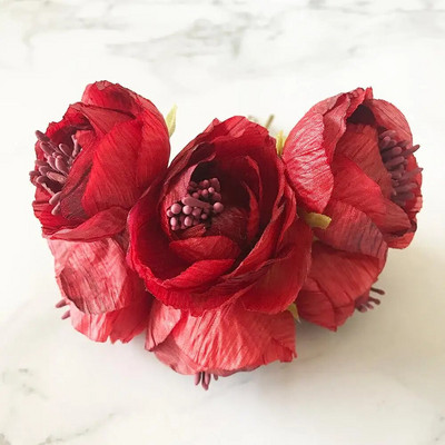 6 buc mătase muguri mici de ceai buchet de trandafiri flori artificiale pentru acasă accesorii pentru decorarea nunții cadouri diy Ghirlande de Crăciun