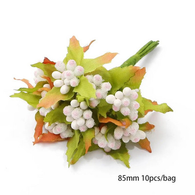 6/10/12/60/70/90/144db Rózsaszín vegyes hibrid virág cseresznye porzó bogyók köteg barkács torta karácsonyi esküvői ajándékdoboz koszorúk dekor