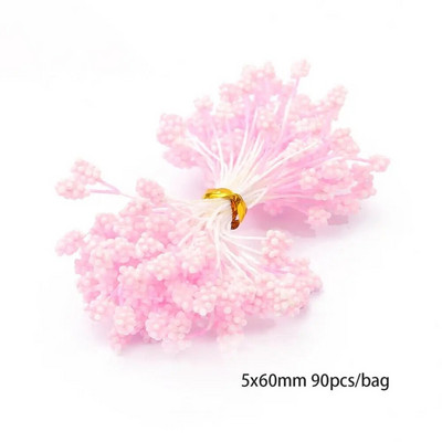 6/10/12/60/70/90/144db Rózsaszín vegyes hibrid virág cseresznye porzó bogyók köteg barkács torta karácsonyi esküvői ajándékdoboz koszorúk dekor