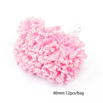 6/10/12/60/70/90/144db Rózsaszín vegyes hibrid virág cseresznye porzó bogyók köteg barkács torta karácsonyi esküvői ajándékdoboz koszorúk dekor