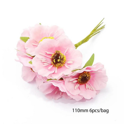 6/10/12/60/70/90/144db Rózsaszín vegyes hibrid virág cseresznye porzó bogyók köteg barkács torta karácsonyi esküvői ajándékdoboz koszorúk dekor