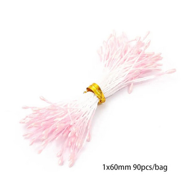 6/10/12/60/70/90/144db Rózsaszín vegyes hibrid virág cseresznye porzó bogyók köteg barkács torta karácsonyi esküvői ajándékdoboz koszorúk dekor