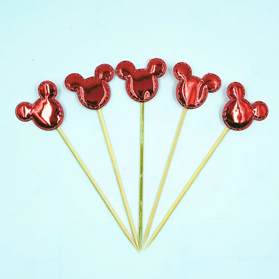 5 vnt. Su gimtadienio torto viršelis Torto papuošimai Mickey Crown keksiukai, skirti vestuvių gimtadienio dekoravimui, kepimo reikmenys