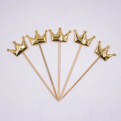 5 vnt. Su gimtadienio torto viršelis Torto papuošimai Mickey Crown keksiukai, skirti vestuvių gimtadienio dekoravimui, kepimo reikmenys