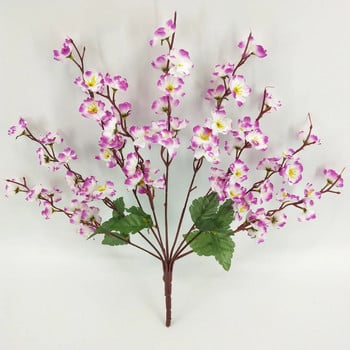 Τεχνητό λουλούδι Silk Peach Blossom Branch Cherry Room Home Χριστουγεννιάτικη διακόσμηση Αξεσουάρ γάμου με άνθη δαμάσκηνου