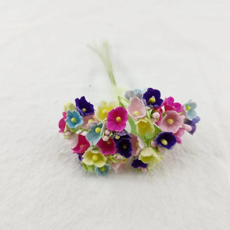 8 buc/bunchet de flori artificiale buchet trandafir flori false decorare nunta pentru decorarea camerei acasă bricolaj cadou accesorii florale