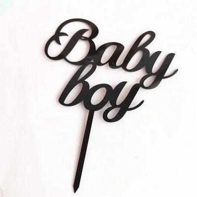 1 St Birthday Party Tort Topper Happy Wedding Anniversary Decoration Tort Coroana Acrilic Numărul Un Steaguri pentru Baby Shower