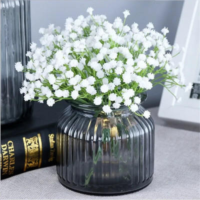 3 kom/set Umjetni cvijet Gypsophila Kućni Dekor Vjenčanja Nevjesta Jedna Grana Plastični Cvjetni Dekoracija Stola Lažni Buket