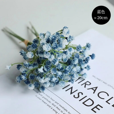 3 kom/set Umjetni cvijet Gypsophila Kućni Dekor Vjenčanja Nevjesta Jedna Grana Plastični Cvjetni Dekoracija Stola Lažni Buket