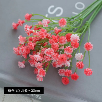 3 kom/set Umjetni cvijet Gypsophila Kućni Dekor Vjenčanja Nevjesta Jedna Grana Plastični Cvjetni Dekoracija Stola Lažni Buket