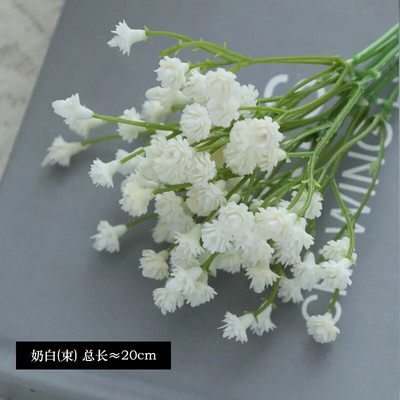 3 kom/set Umjetni cvijet Gypsophila Kućni Dekor Vjenčanja Nevjesta Jedna Grana Plastični Cvjetni Dekoracija Stola Lažni Buket
