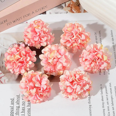 50 τμχ/παρτίδα Φτηνές 4 εκ. Τεχνητό λουλούδι Μεταξωτό Κεφάλι Χρυσάνθεμου για Στολισμό Γάμου DIY Στεφάνια Scrapbooking craft Fake Flowers