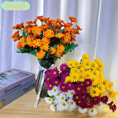 Mesterséges gerbera Művirágok Esküvői INS Dekorációs Stílus Otthon Asztali dekoráció Hamis virágok Esküvői dekorációk