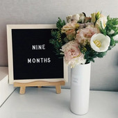 10x10 inča Drvena ploča s porukom Plutena ploča Zidni dekor Filc Letterboard Oak 450 Letters Drawstring Bag Filc Letterboard Home Decor