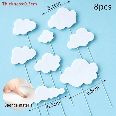 Dječji slon Dekoracija torte Lutka Balon Beba slon Kockice Dječji vrh za tortu za prvi rođendan Krštenje bebe Otkrivanje spola